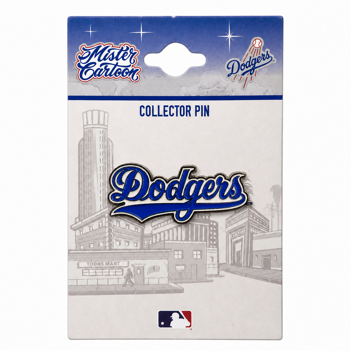 LA Dodgers x Mister Cartoon Dodgers Logo Pin