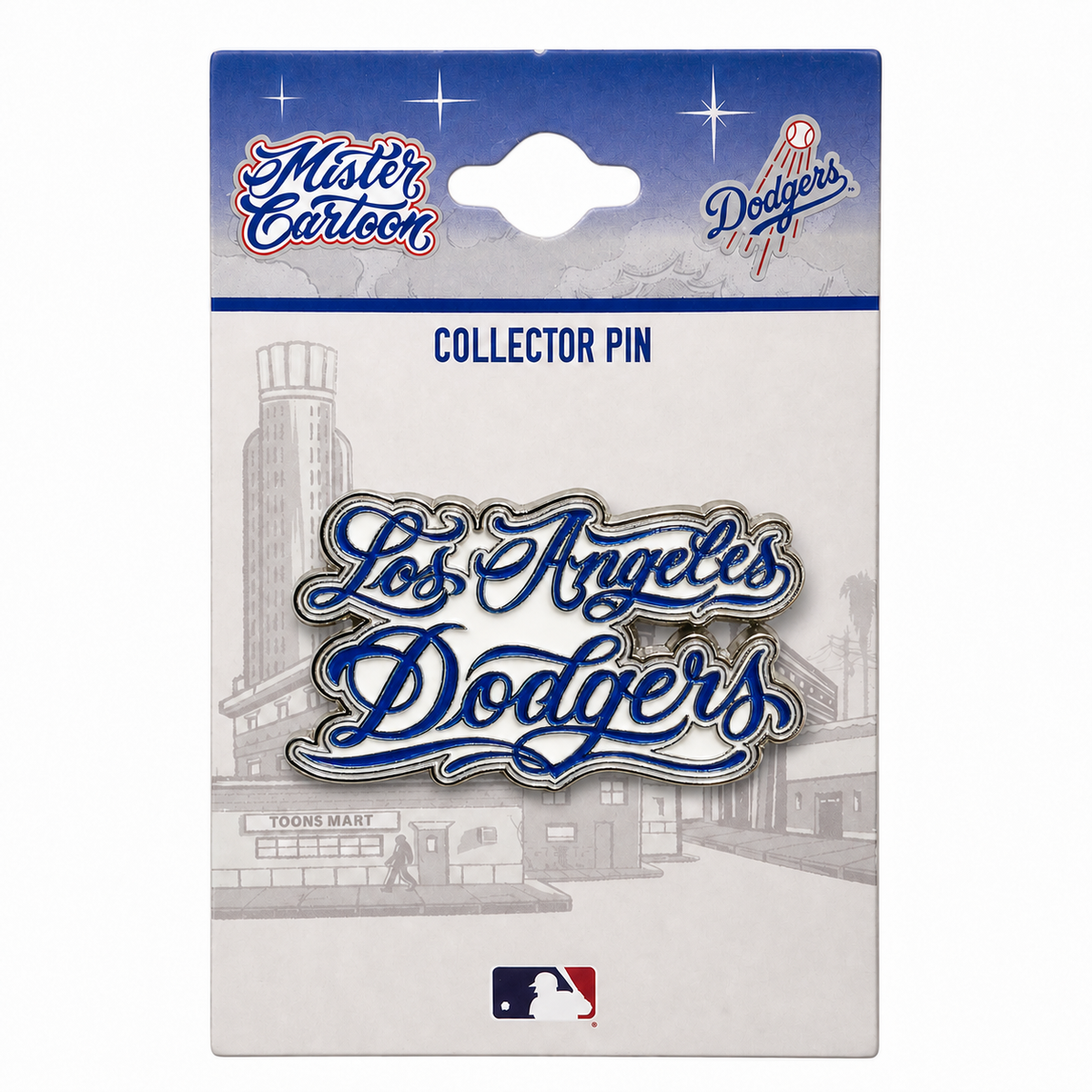 LA Dodgers x Mister Cartoon Script Team Pin