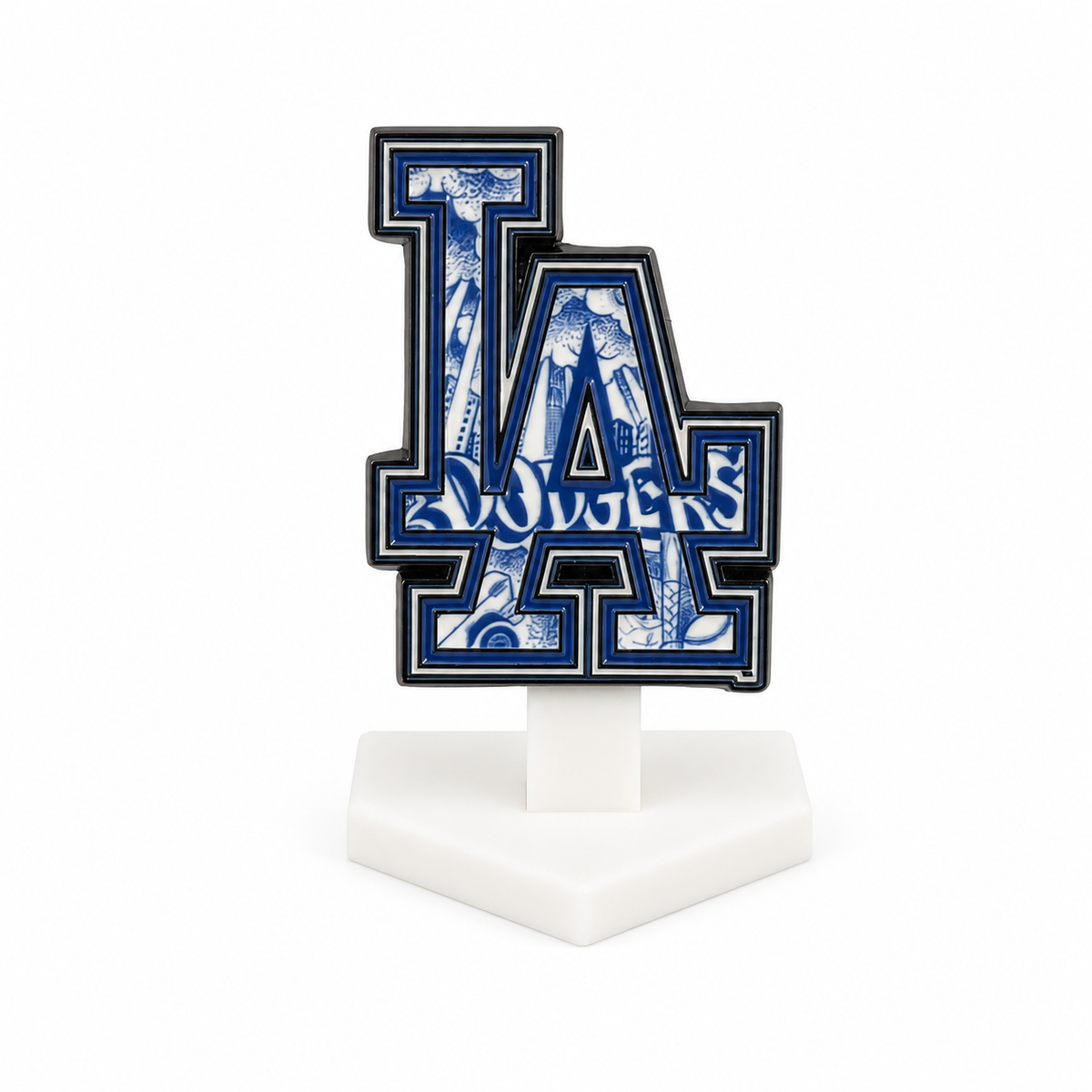 LA Dodgers x Mister Cartoon Logo Mural Pin & Stand