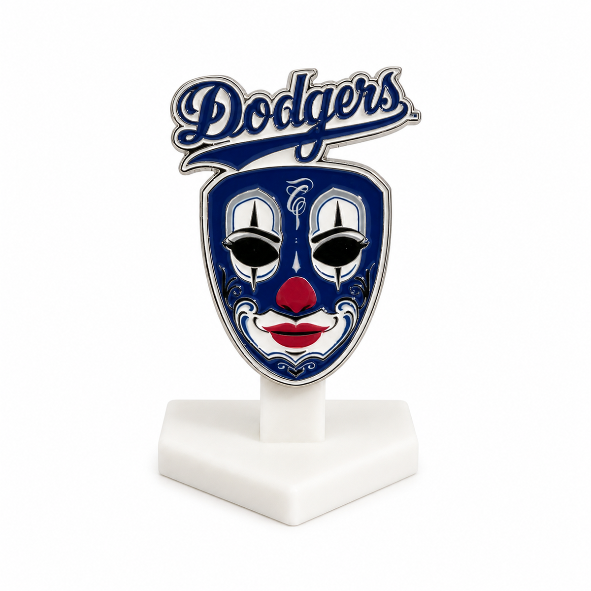LA Dodgers x Mister Cartoon Heart Mask Pin