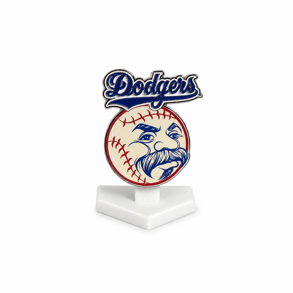 LA Dodgers x Mister Cartoon Baseball Head Enamel Pin