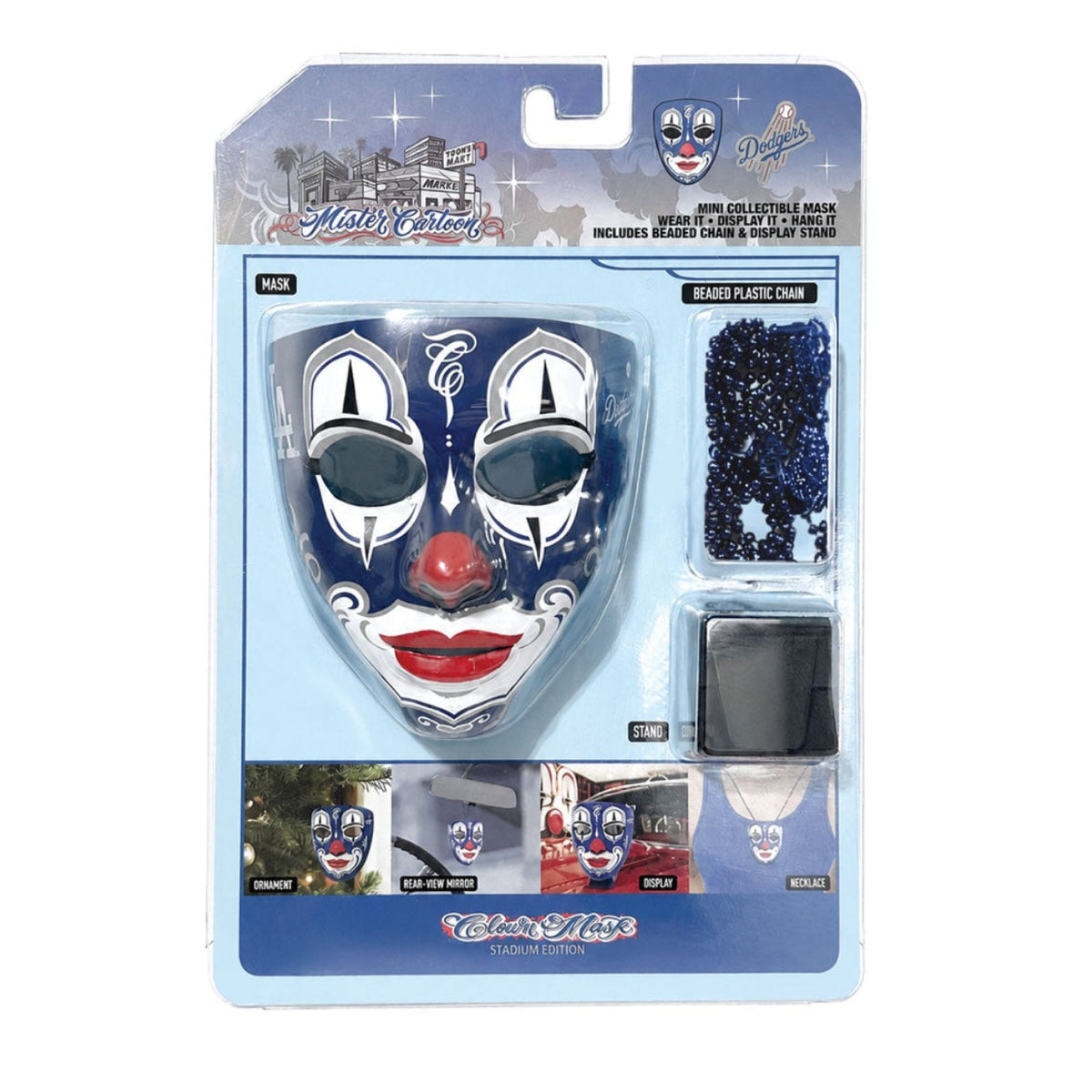*** PRE-ORDER*** Los Angeles Dodgers™ x Mister Cartoon Mini Mask(Heart Edition)