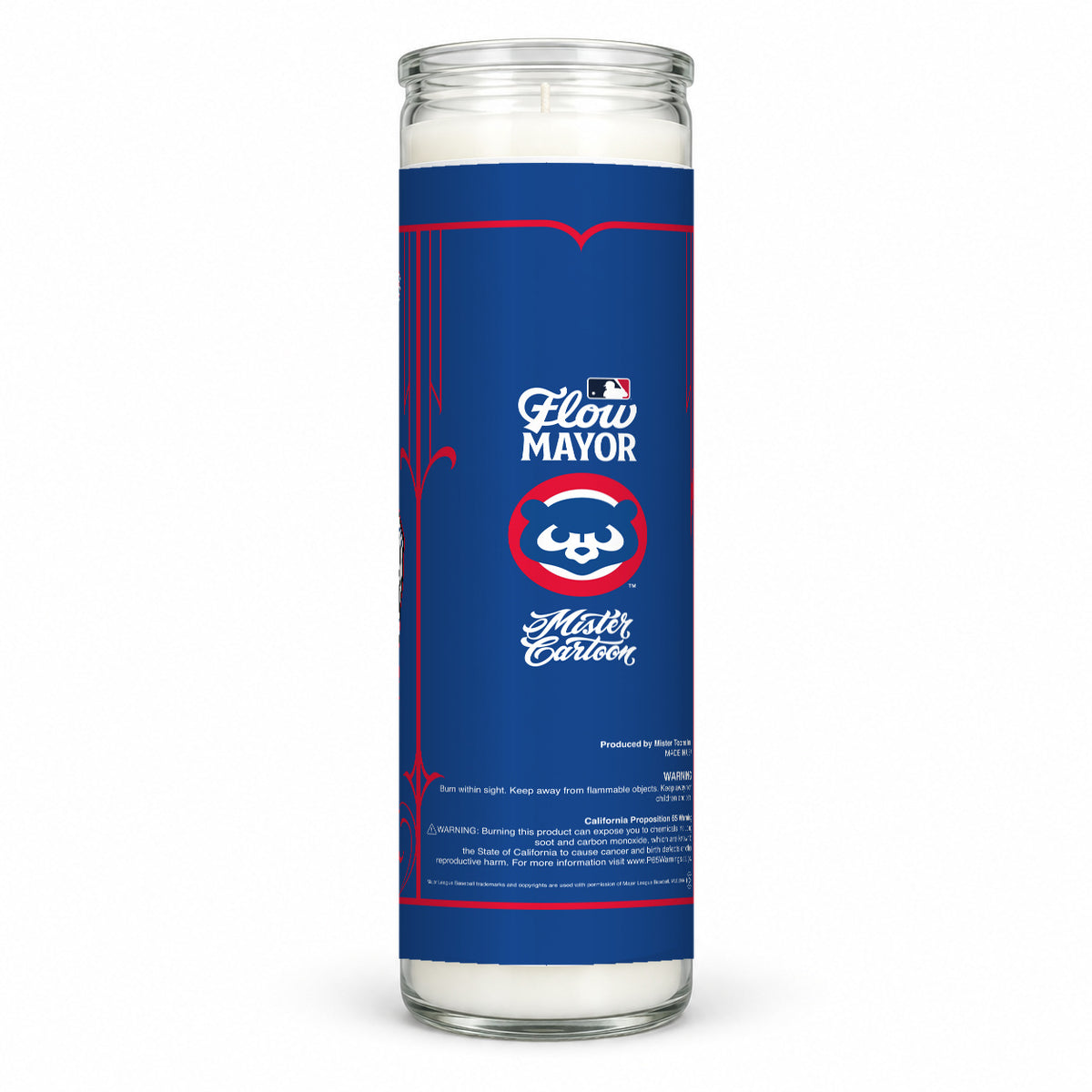 MLB® x Mister Cartoon Flow Mayor Candle - Chicago Cubs