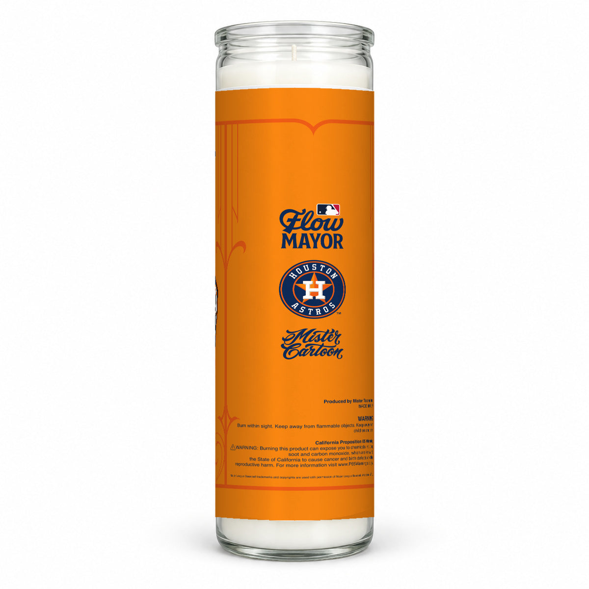 MLB® x Mister Cartoon Flow Mayor Candle - Houston Astros