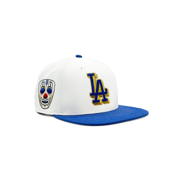 World Series Champions  2025 Mister Cartoon x '47 LA Dodgers Snapback Cap - White/Royal