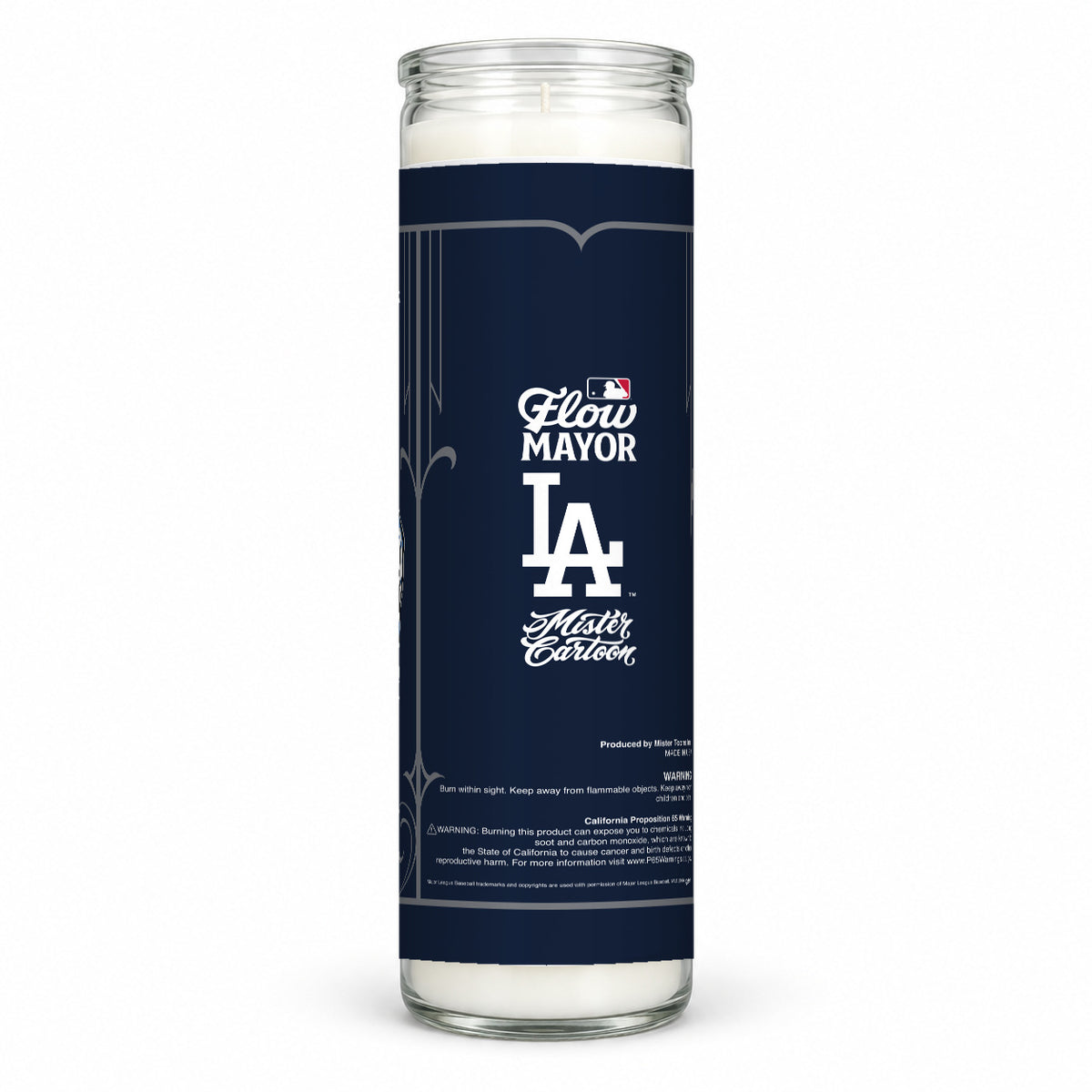 MLB® x Mister Cartoon Flow Mayor Candle - Los Angeles Dodgers