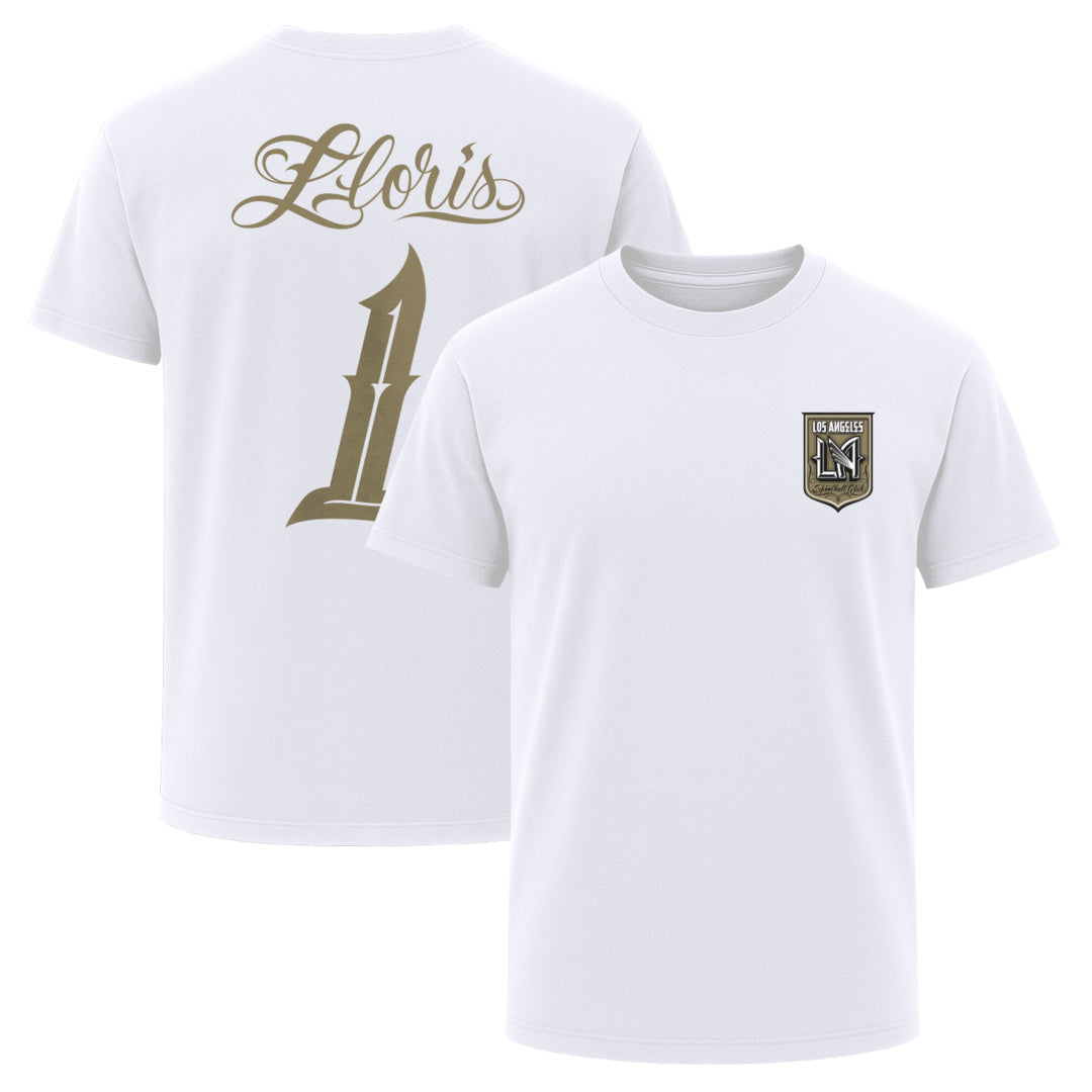 LAFC x Mister Cartoon Player N&N Shirt - Hugo Lloris #1 - White