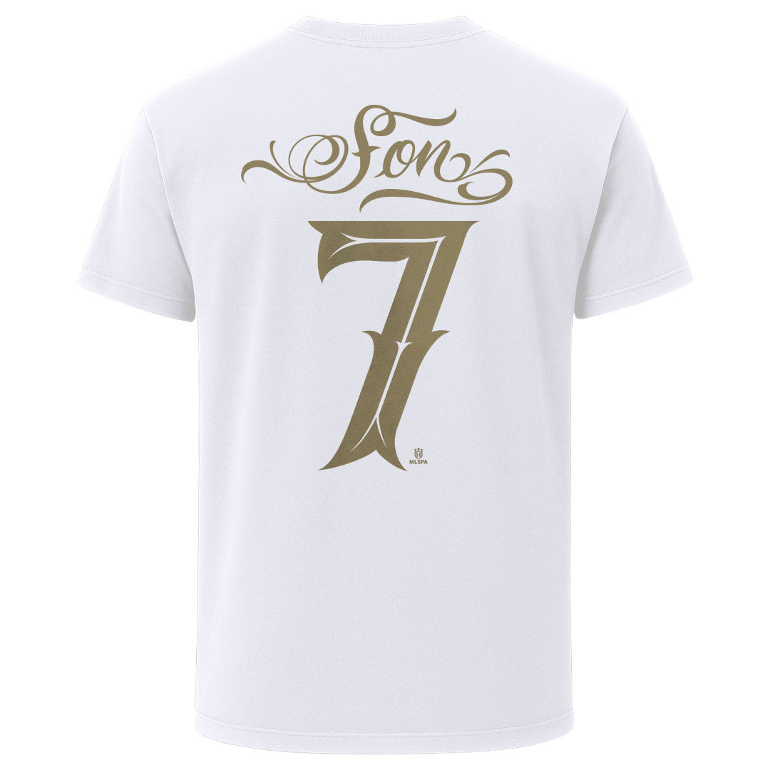 LAFC x Mister Cartoon Player N&N Shirt - Son Heung-Min #7 - White