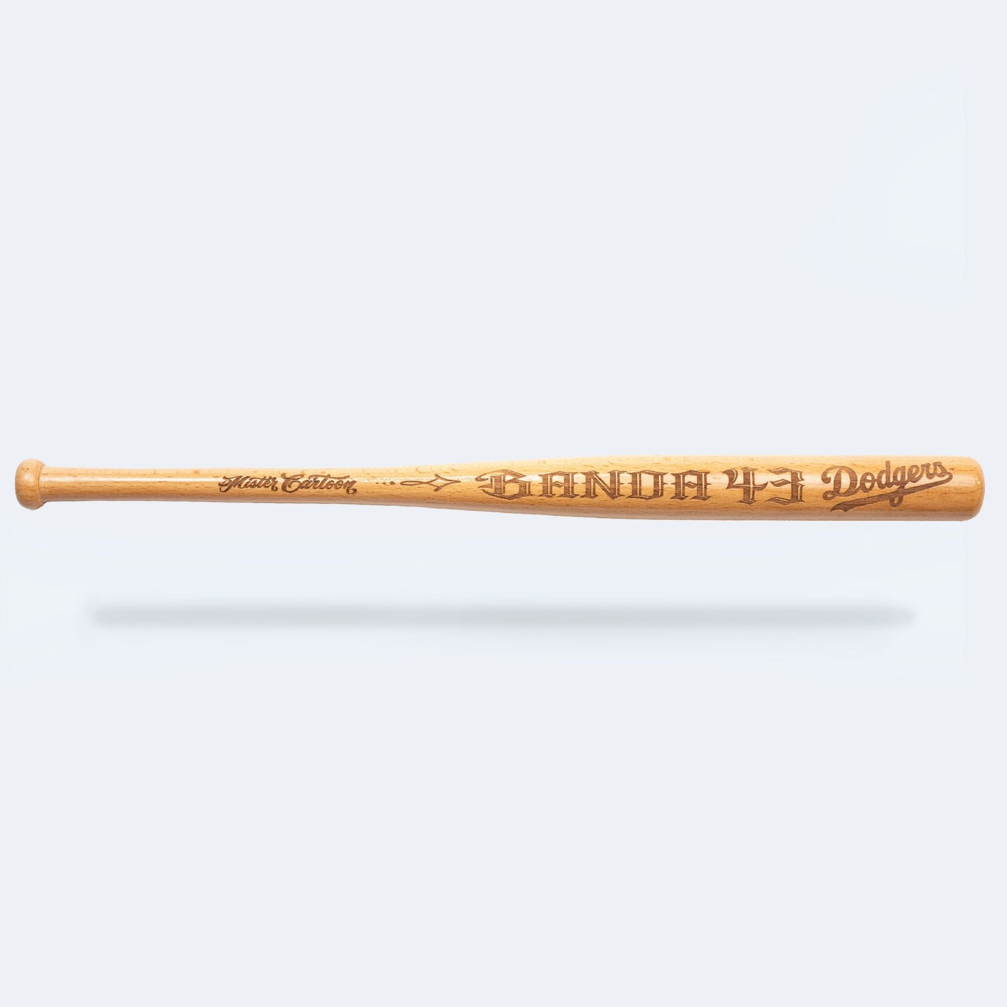 Anthony Banda x LA Dodgers x Cartoon Pillbox Name & Number Mini Collectors Bat - Toons Mart