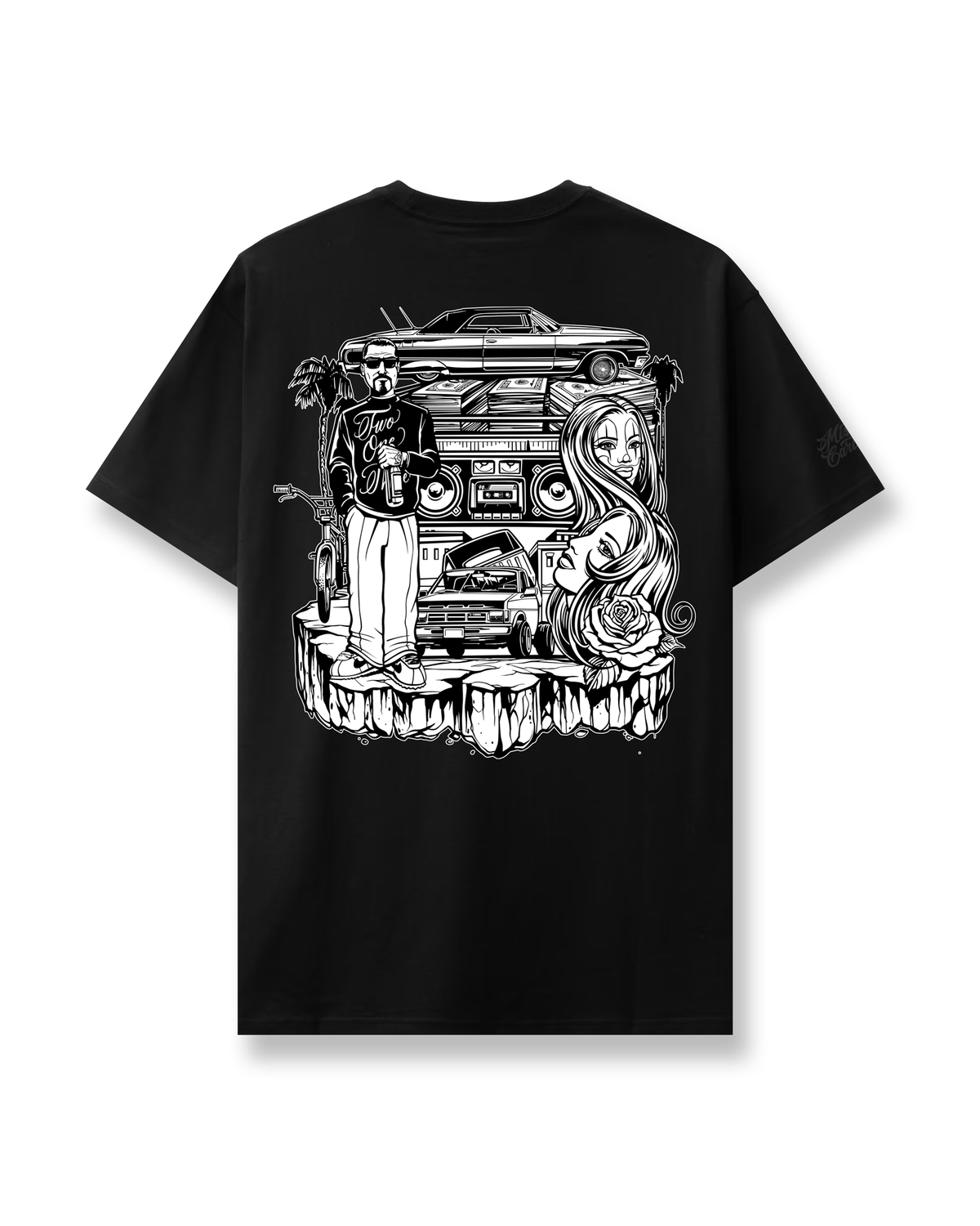 Mister Cartoon Panic Zone Tee - Black