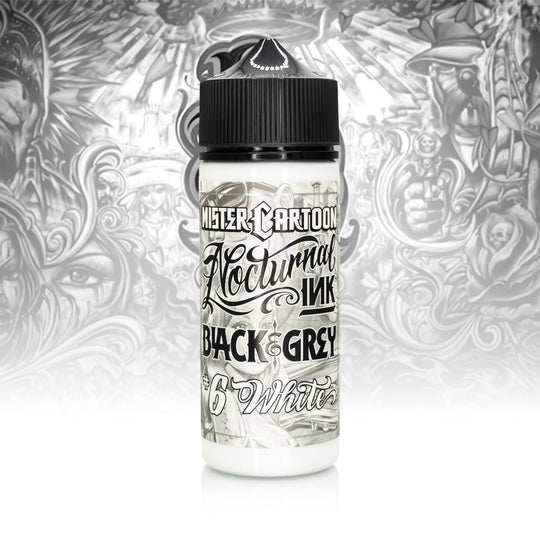 Bishop x Mister Cartoon Nocturnal Ink – Black & Grey 4 oz Ink Set - Toons Mart