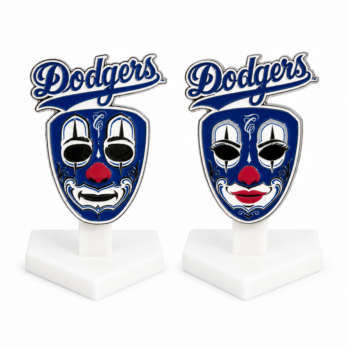 LA Dodgers mask pin bundle