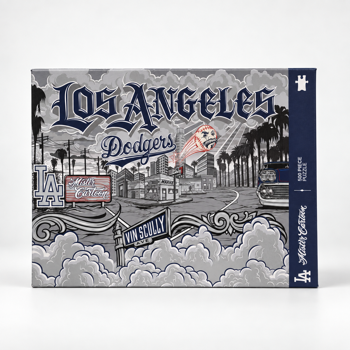 Dodgers Mural Collectors Puzzle  - Los Angeles Dodgers X Mister Cartoon