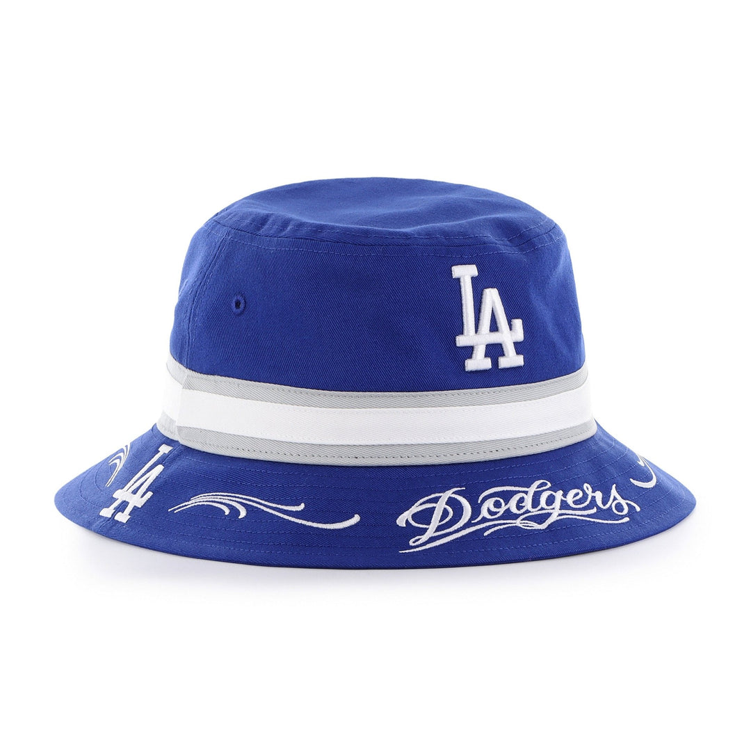 Los Angeles Dodgers x Mister Cartoon Royal Tattoo Bucket Hat - Toons Mart