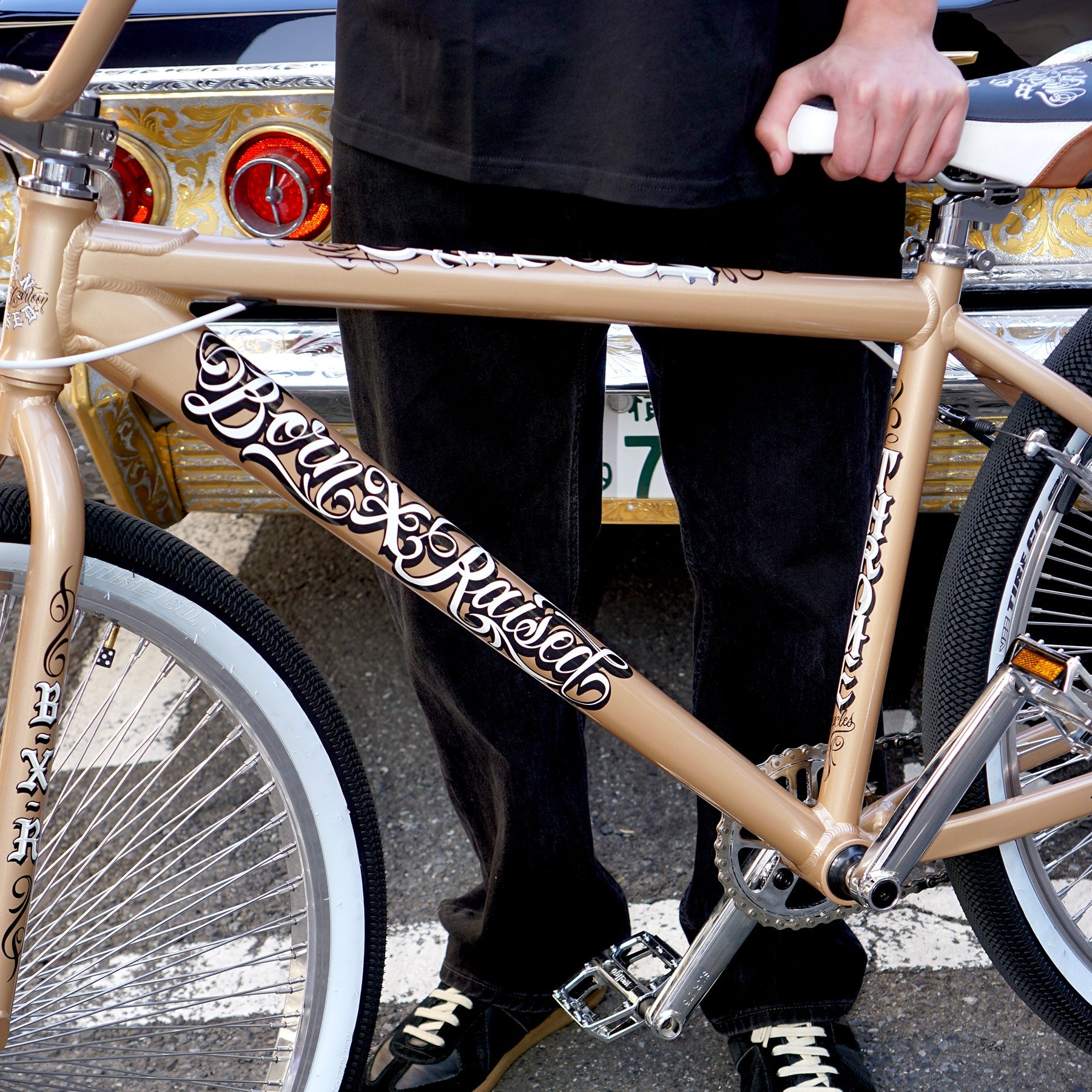 Mister Cartoon + Born X Raised + Throne Cycles - "One Block at a Time" - Toons Mart