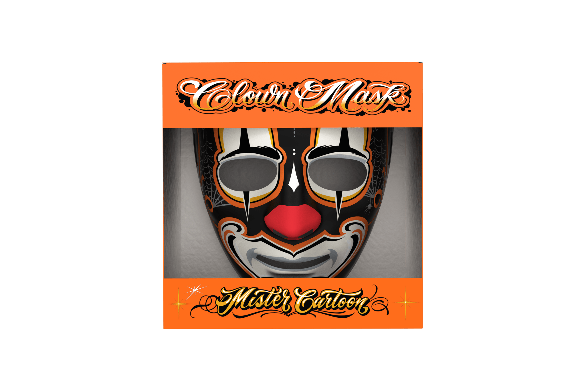 Mister Cartoon Clown Mask - Halloween Edition 2025 - Midnight Web - Toons Mart