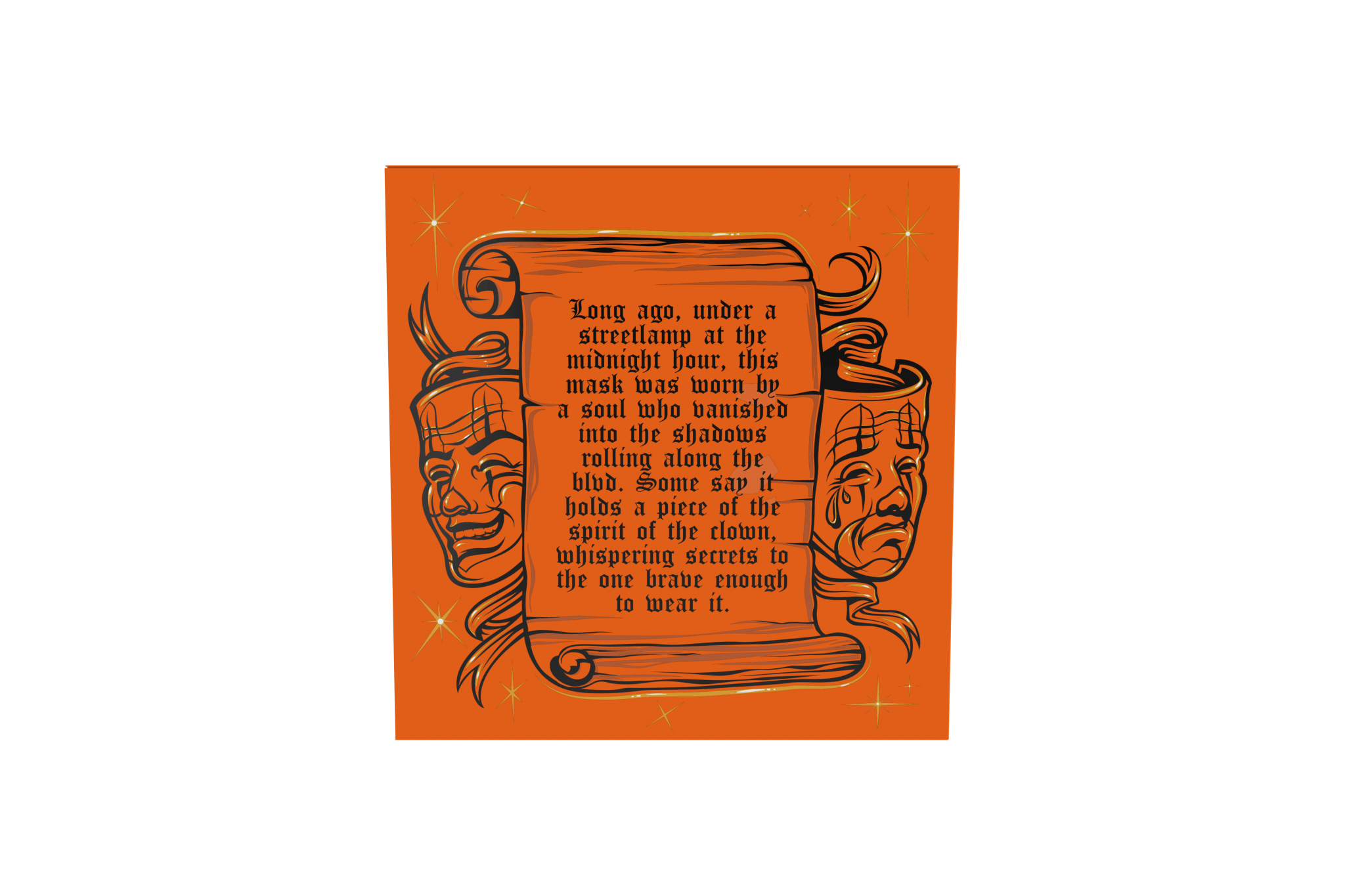 Mister Cartoon Clown Mask - Halloween Edition 2025 - Midnight Web - Toons Mart