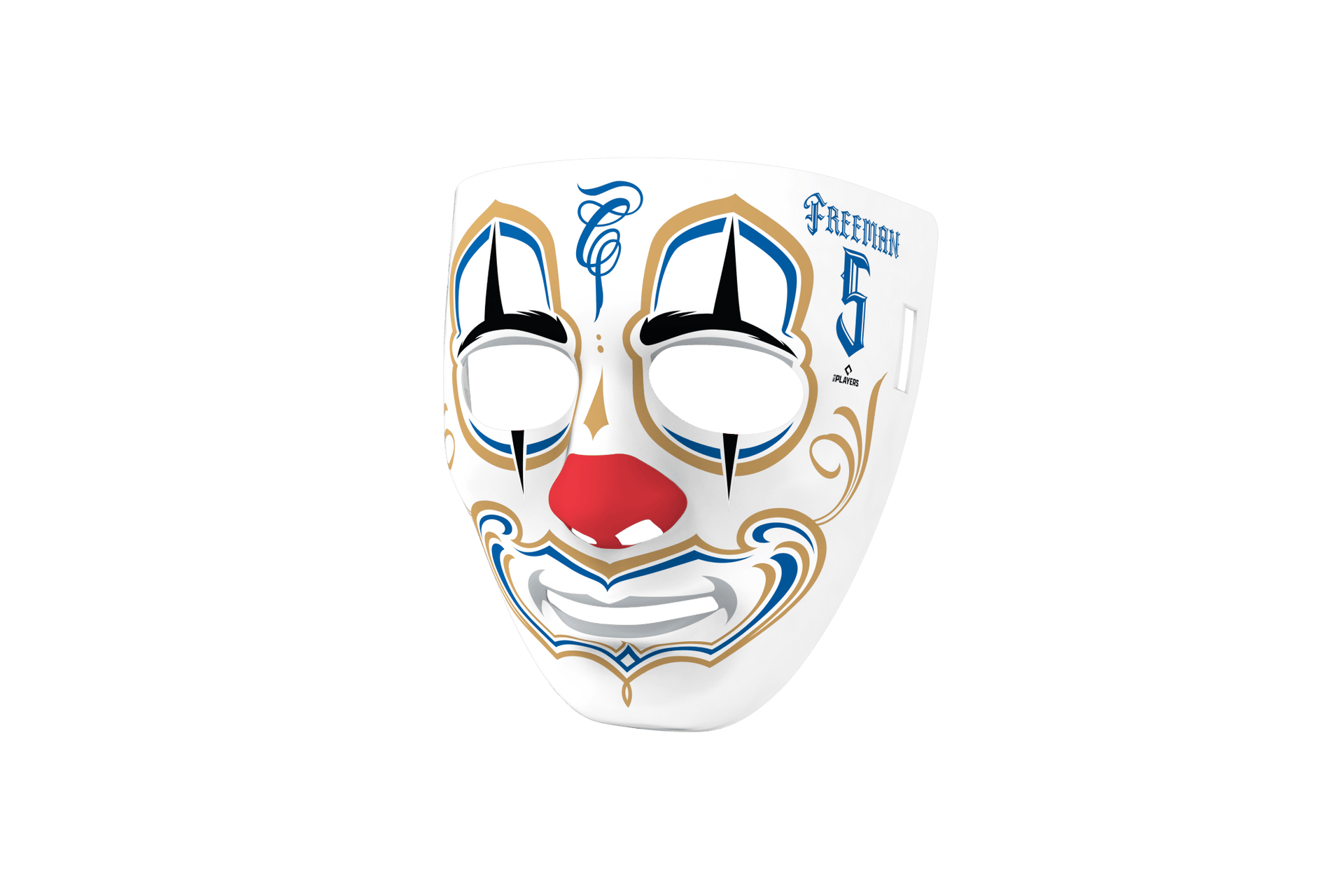 Mister Cartoon Clown Mask - Stadium Edition - Los Angeles Dodgers WSC’25 Name & Number - Freeman - Toons Mart