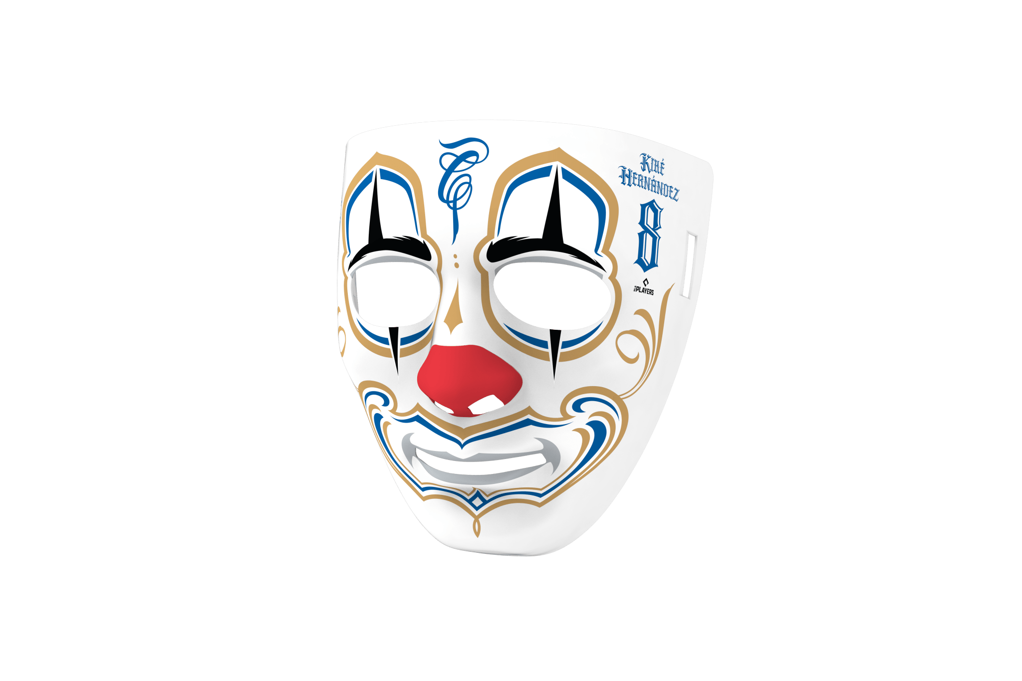 Mister Cartoon Clown Mask - Stadium Edition - Los Angeles Dodgers WSC’25 Name & Number - Kike - Toons Mart