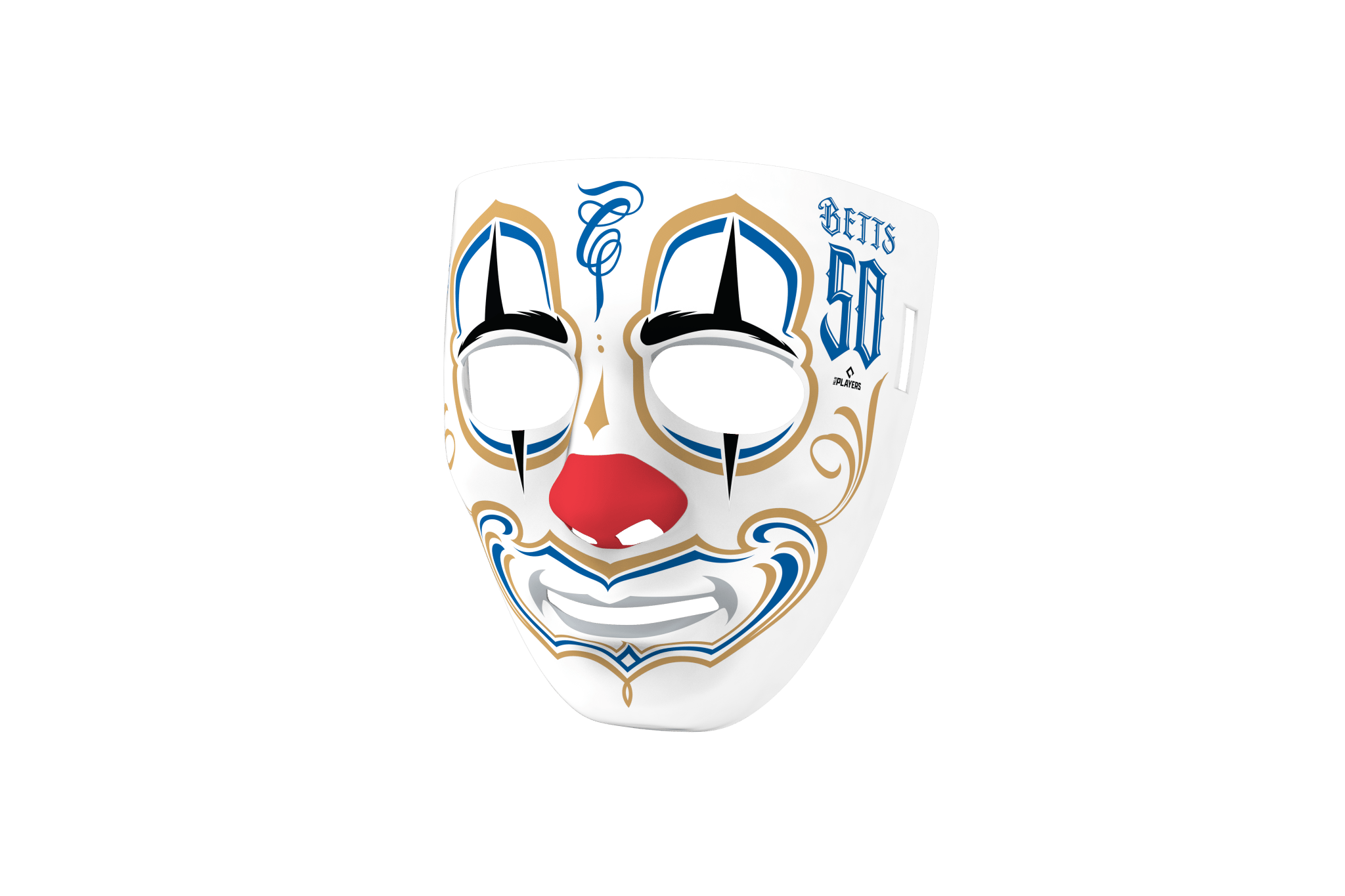 Mister Cartoon Clown Mask - Stadium Edition - Los Angeles Dodgers WSC’25 Name & Number - Mookie Betts - Toons Mart