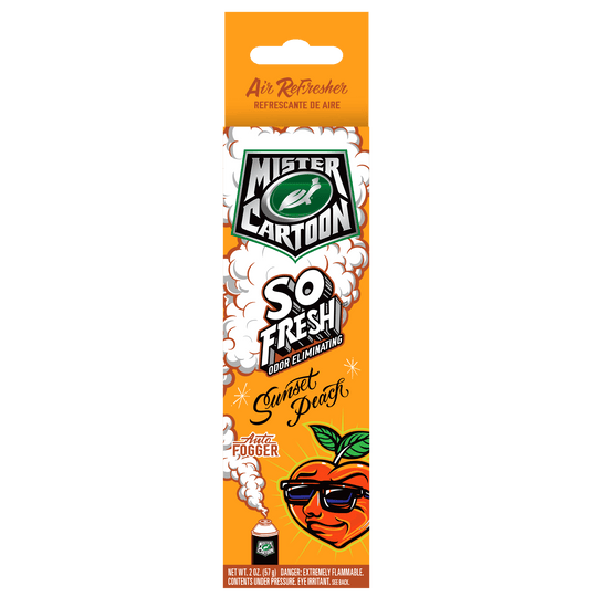 Mister Cartoon So Fresh Odor Eliminating Fogger - Sunset Peach - Toons Mart