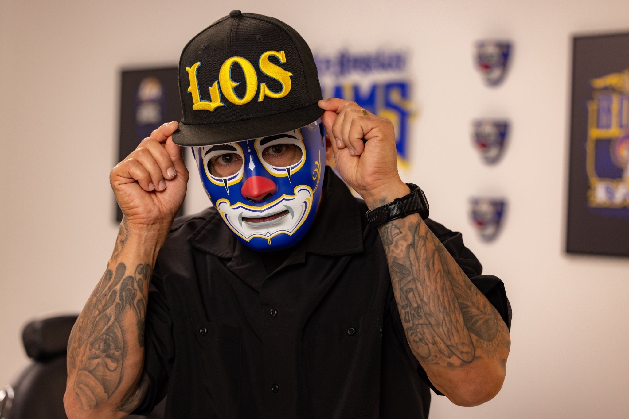 Mister Cartoon X LA Rams X New Era - LOS hat - Toons Mart