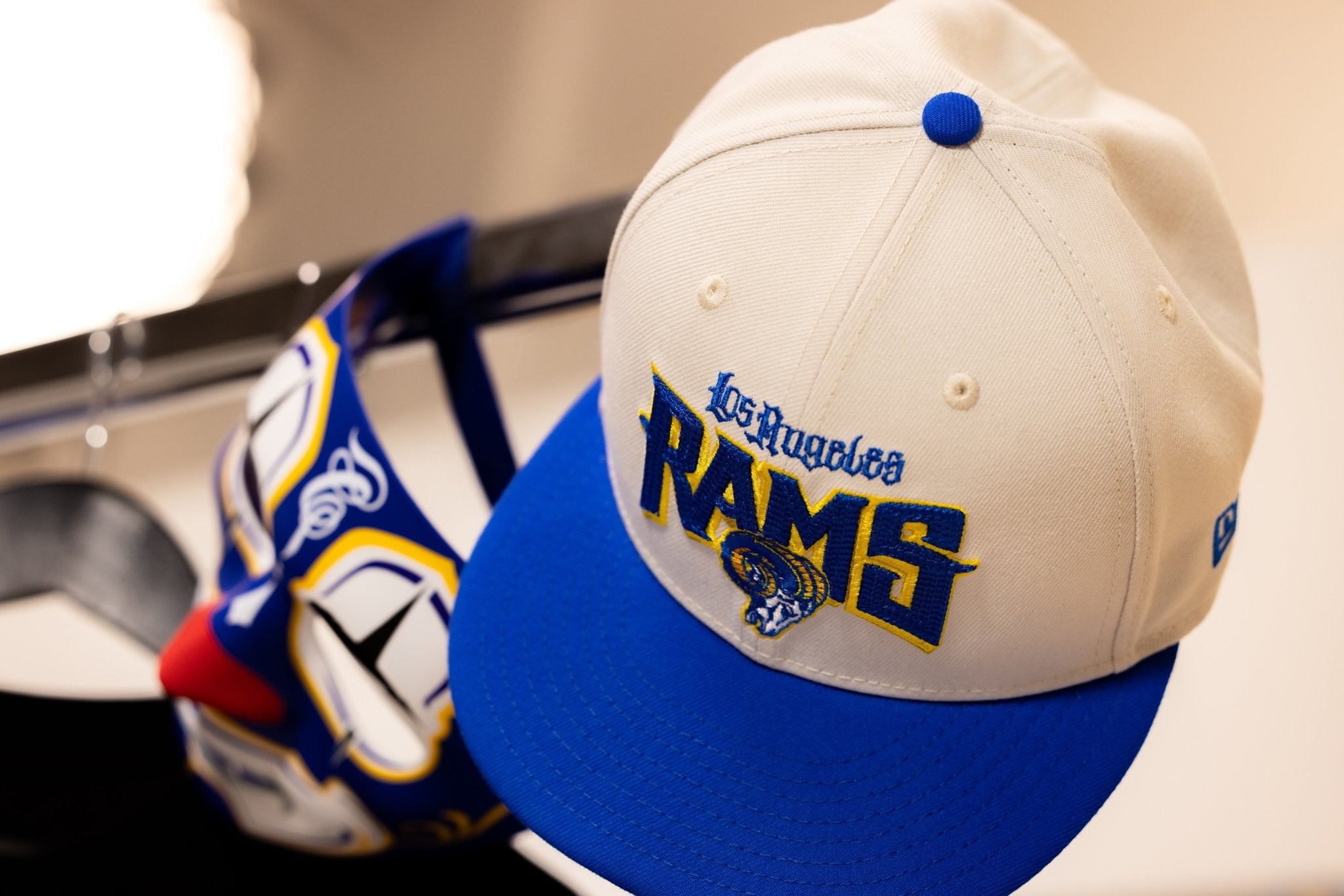 Mister Cartoon X LA Rams X New Era - Off White Team Hat - Toons Mart
