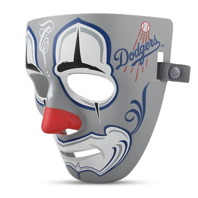 MLB® Mister Cartoon Clown Mask - Stadium Edition - Los Angeles Dodgers™ Away Colors - Toons Mart