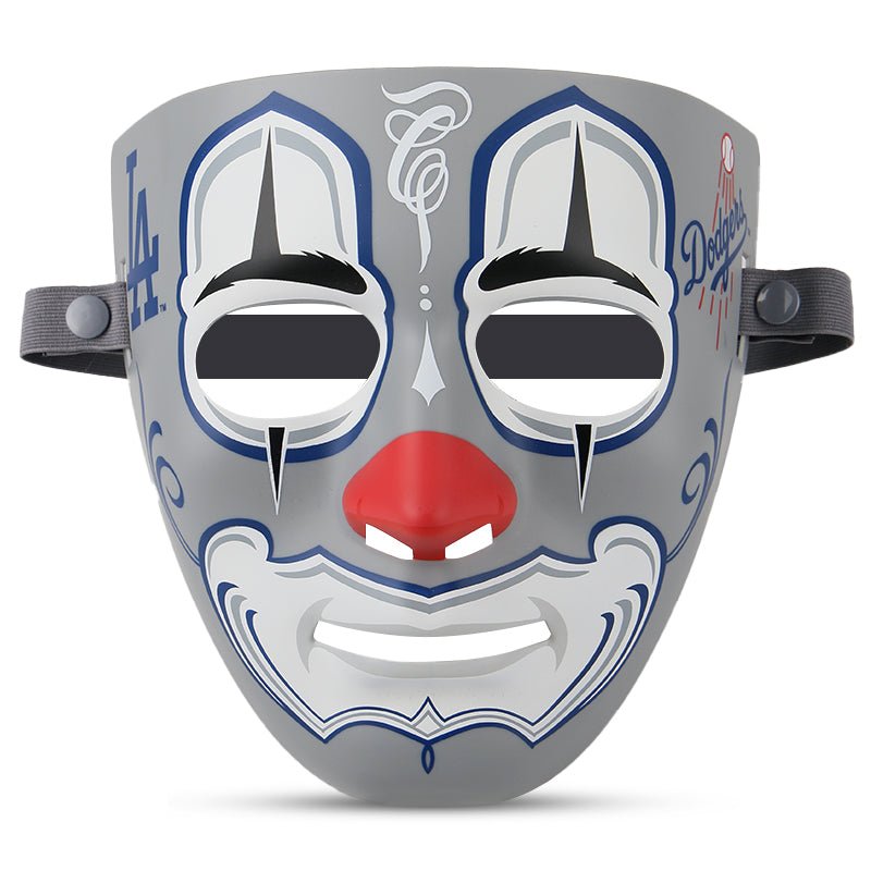 MLB® Mister Cartoon Clown Mask - Stadium Edition - Los Angeles Dodgers™ Away Colors - Toons Mart