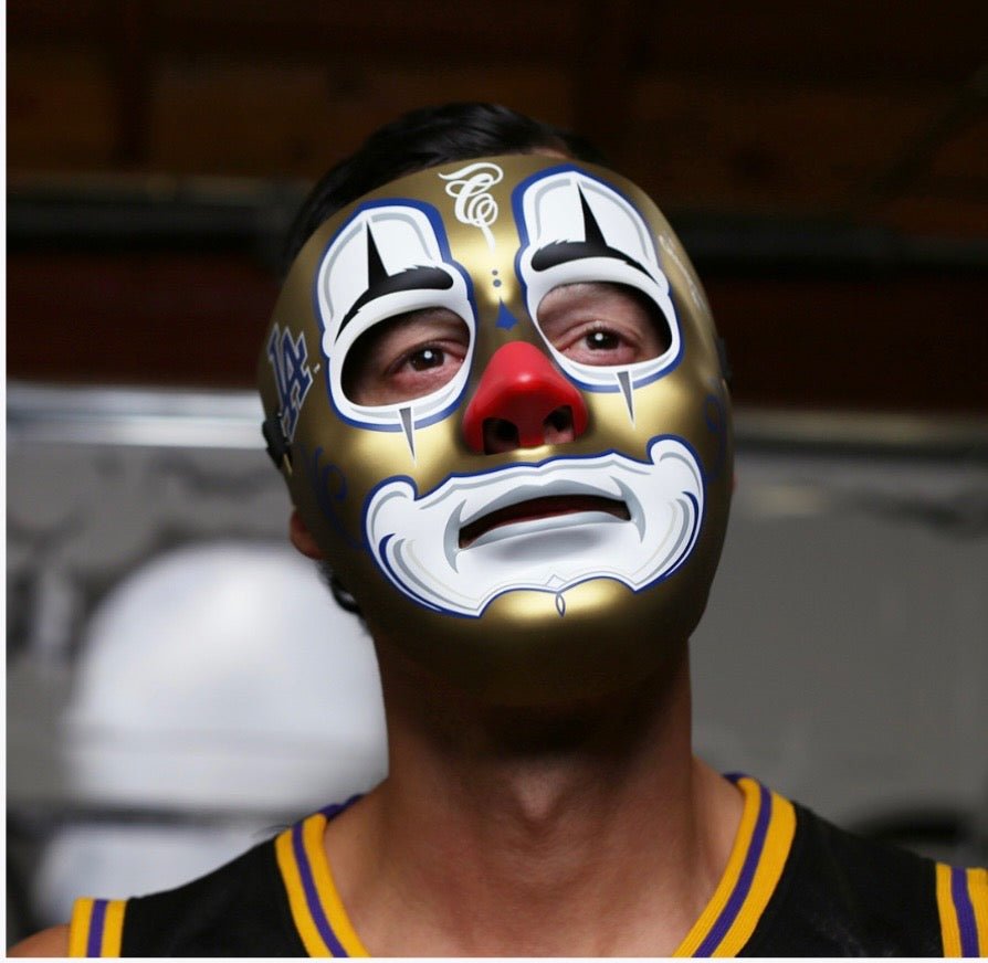 MLB Mister Cartoon Clown Mask - Stadium edition - Los Angeles Dodgers World Series Champions 2024 - Toons Mart