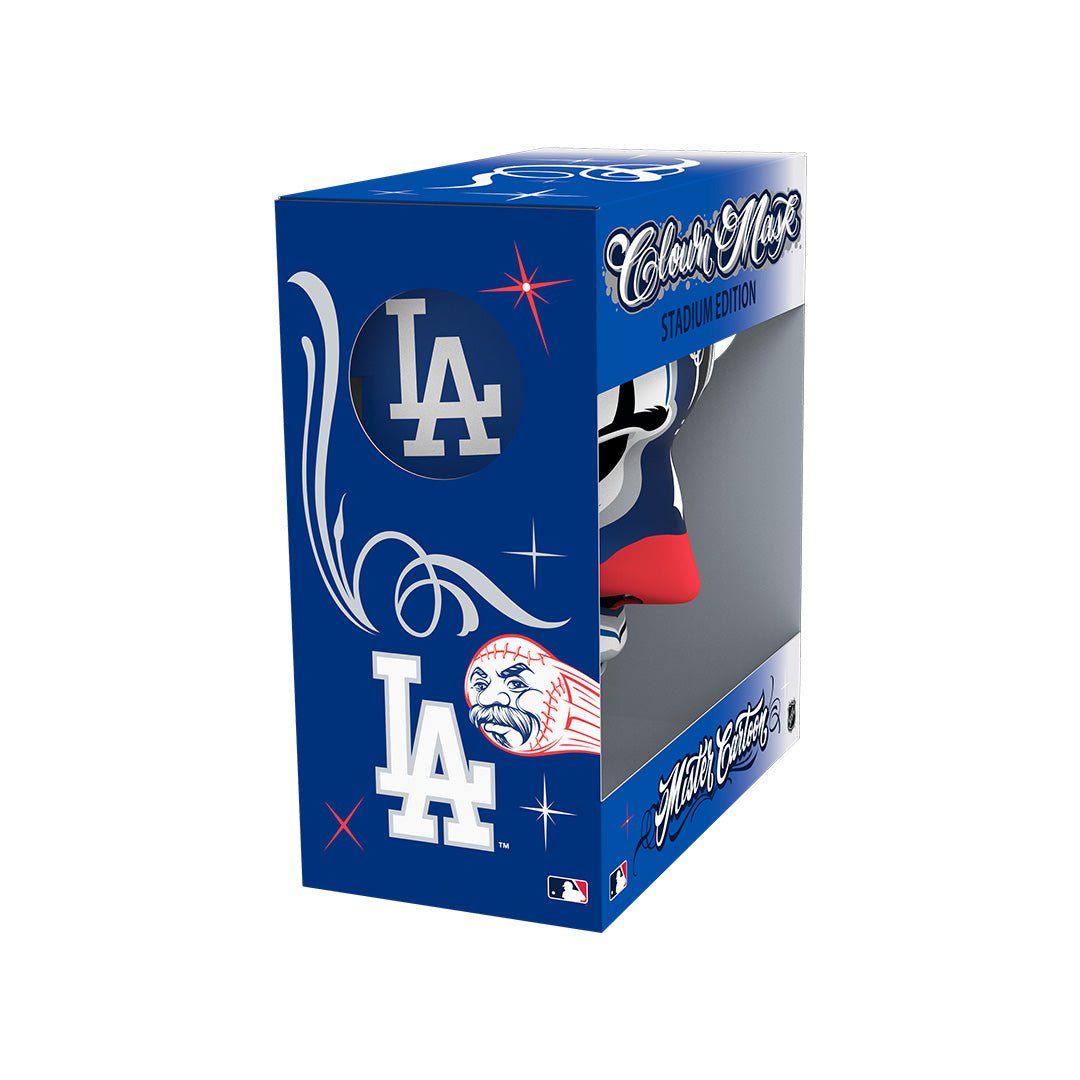MLB/NHL MISTER CARTOON CLOWN MASK - STADIUM EDITION - LA DODGERS AND LA KINGS - Toons Mart