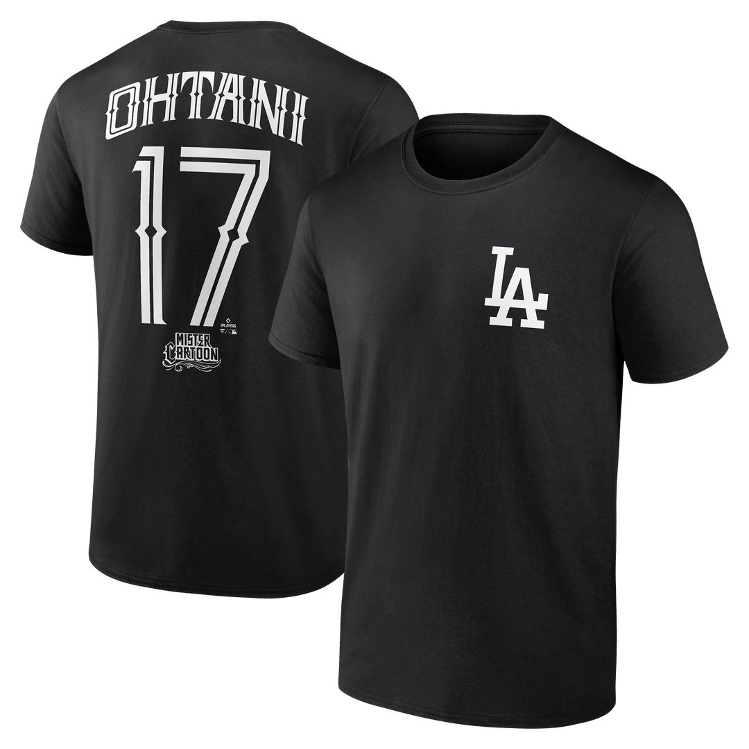 Shohei Ohtani - LA Dodgers x MC Black T-Shirt - Toons Mart