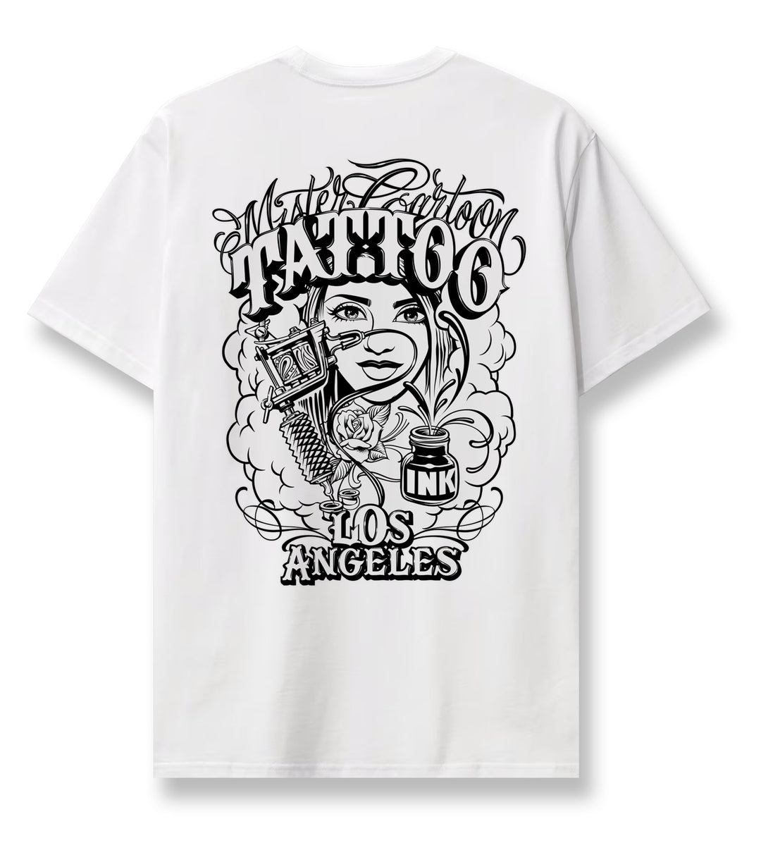 Tattoo Ink Tee - White - Toons Mart