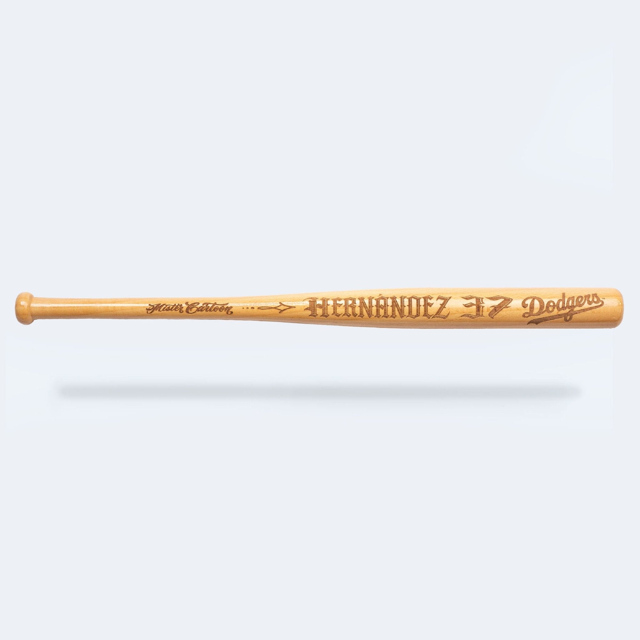 Teoscar Hernandez x LA Dodgers x Cartoon Pillbox Name & Number Mini Collectors Bat - Toons Mart