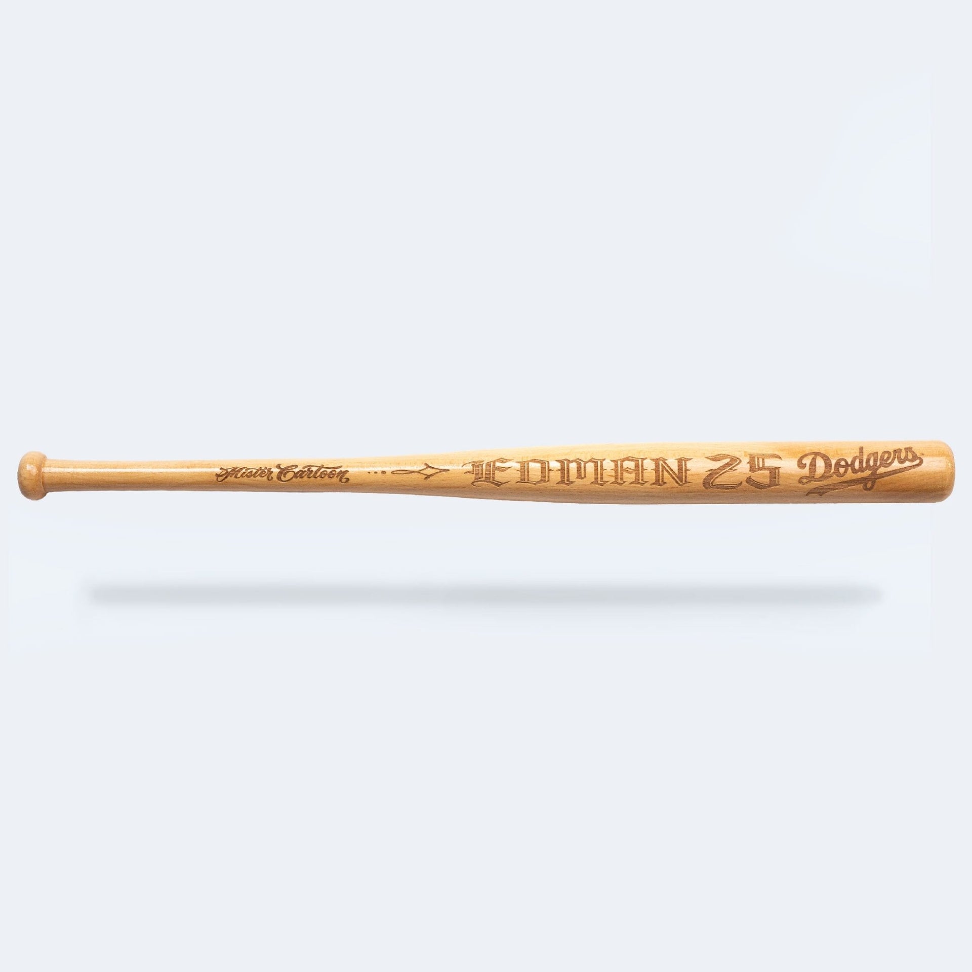 Tommy Edman x LA Dodgers x Cartoon Pillbox Name & Number Mini Collectors Bat - Toons Mart