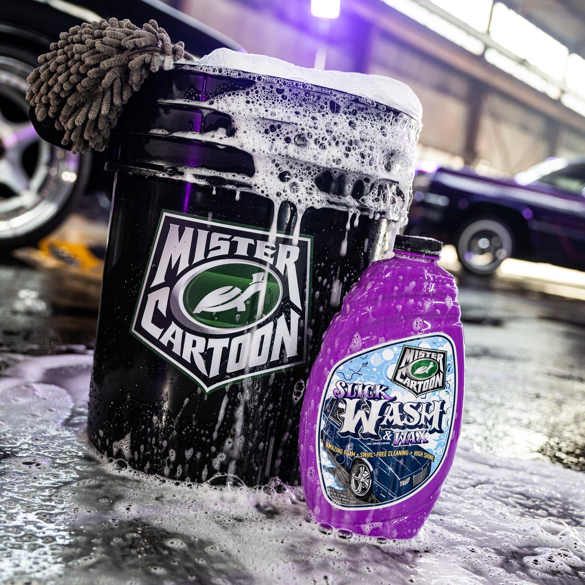 Turtle Wax X Mister Cartoon Slick Wash & Wax, 48 oz - Toons Mart